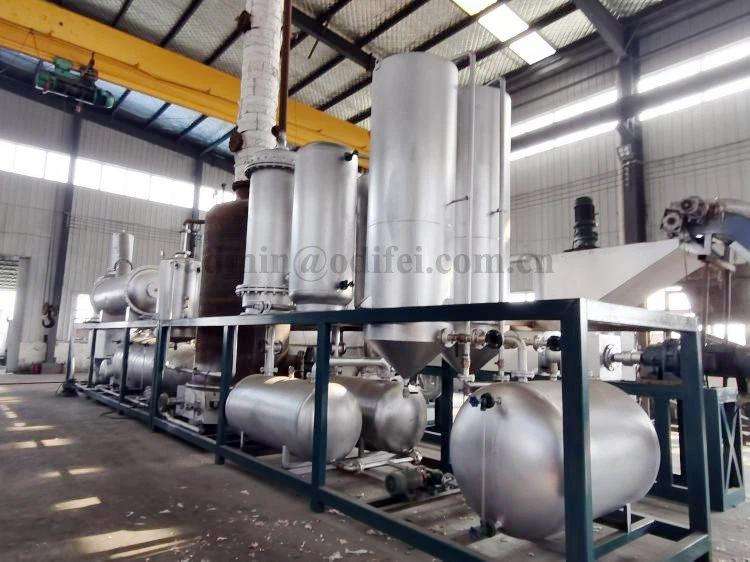 Continuous Waste Plastic Pyrolysis Machine